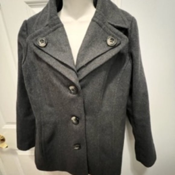 London Fog PL gray coat - Picture 1 of 4